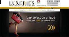 Desktop Screenshot of luxeries.com